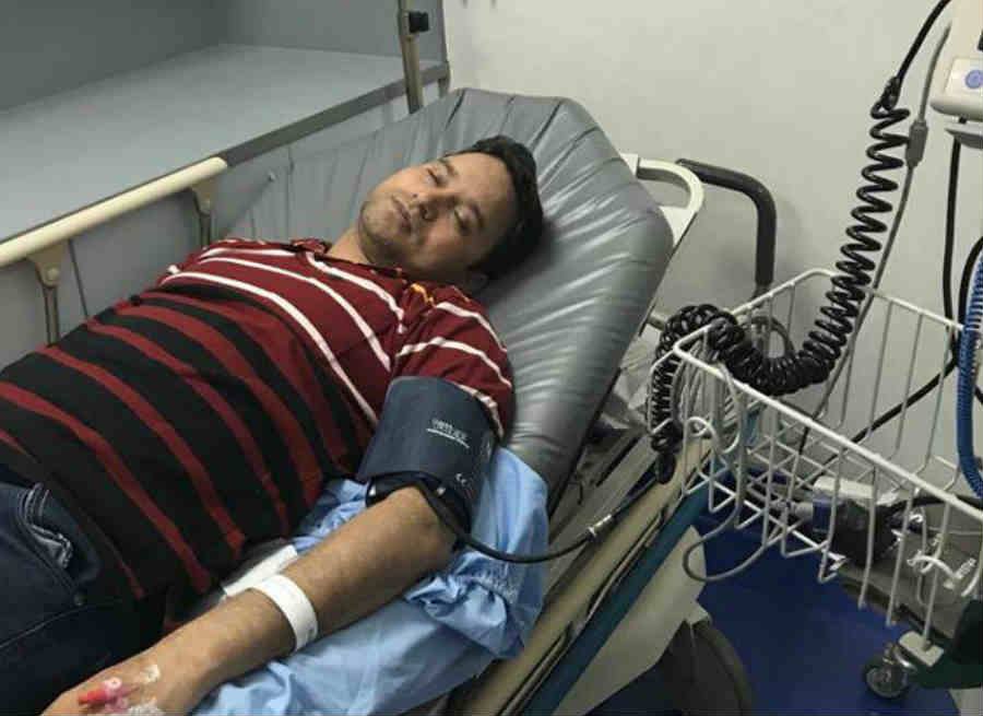 Roshan raturi admitted in hospital